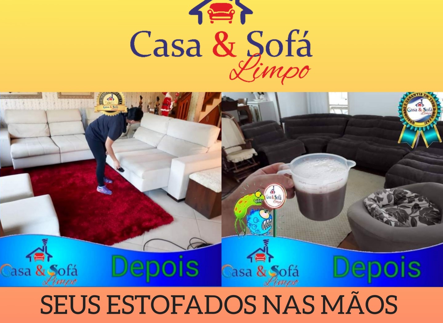 Higienização de Sofá